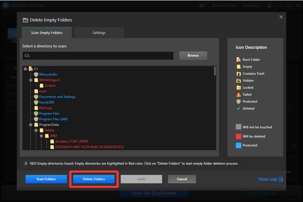 Windows 10에서 빈 폴더·디렉터리를 손쉽게 삭제하는 방법