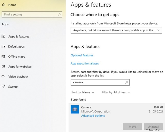 Windows 10에서 0xA00F4244 연결된 카메라가 없습니다 오류 해결하는 방법