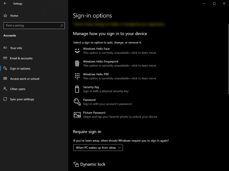 Windows 10에서 PIN 및 로그인 옵션 제거하는 완벽 가이드