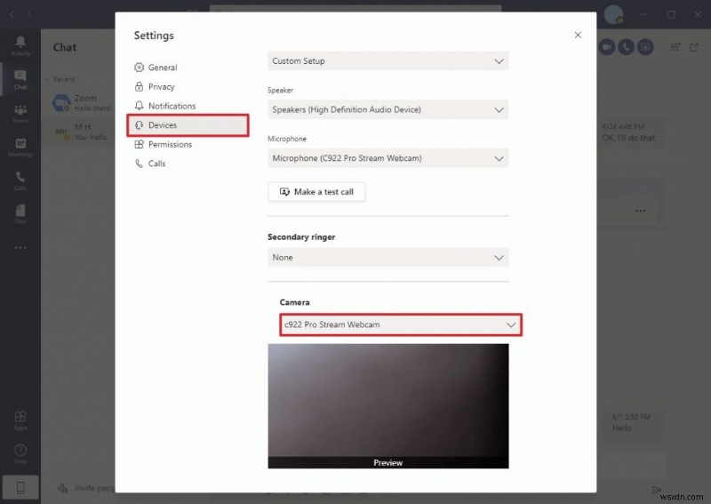 Windows 10에서 Microsoft Teams 카메라가 작동하지 않을 때 해결하는 방법