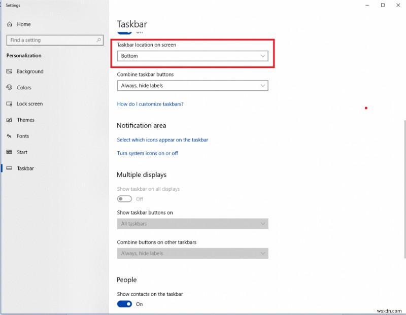 Windows 10 작업 표시줄 사용자 지정 방법 총정리