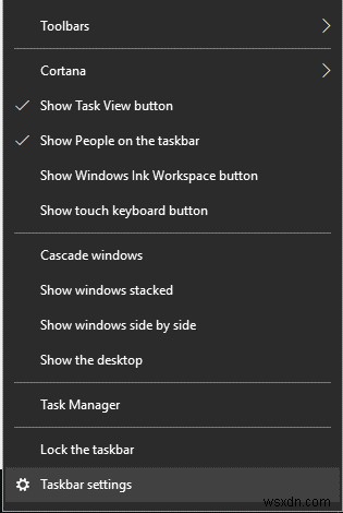 Windows 10 작업 표시줄 사용자 지정 방법 총정리
