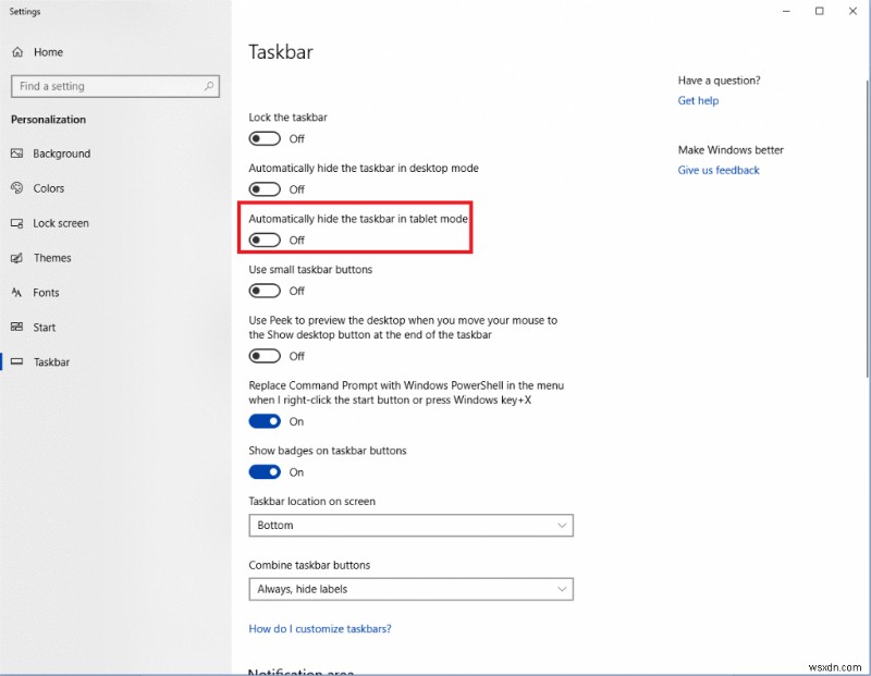 Windows 10 작업 표시줄 사용자 지정 방법 총정리