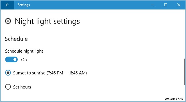 Windows 10  야간 조명  기능으로 눈의 피로를 줄이는 방법