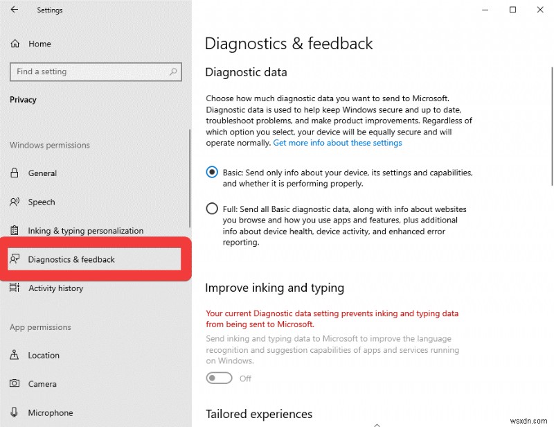 Windows 10 원격 분석(Telemetry) 및 데이터 수집을 비활성화하는 5가지 방법