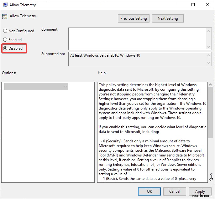 Windows 10 원격 분석(Telemetry) 및 데이터 수집을 비활성화하는 5가지 방법