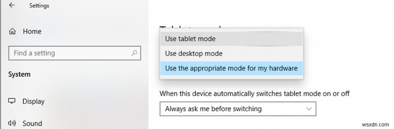 Windows 10 태블릿 모드가 작동하지 않을 때? 4가지 해결 방법 총정리