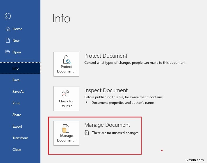 Windows 10에서 저장되지 않은 Word 문서 복구하는 3가지 방법