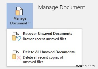 Windows 10에서 저장되지 않은 Word 문서 복구하는 3가지 방법