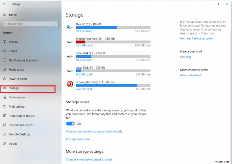 Windows 10 4월 업데이트 후 저장 공간 확보하는 방법 2가지