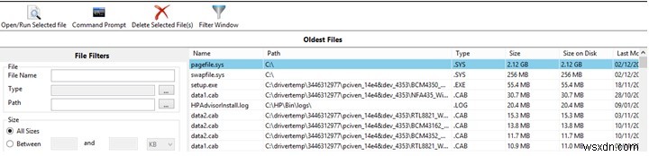 Windows 10 PC에서 오래된 파일을 찾아 삭제하는 방법