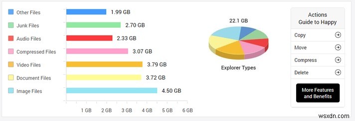 Windows 10에서 대용량 파일과 큰 폴더를 삭제해 저장 공간 확보하는 방법