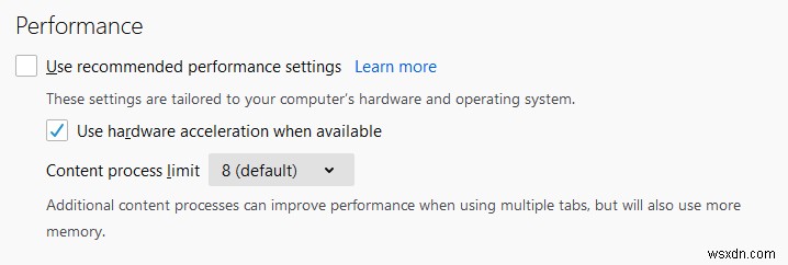 Windows 10에서 파이어폭스(Firefox) 메모리 사용량 줄이는 5가지 방법