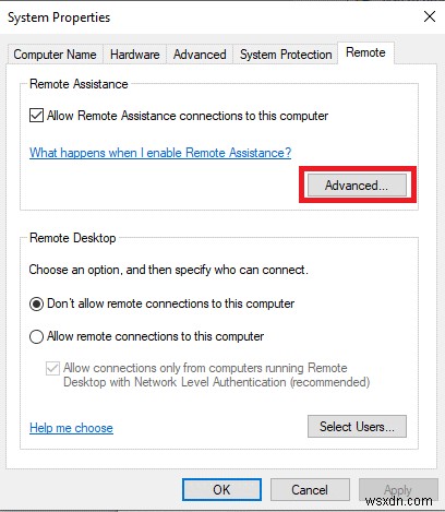 Windows 10에서 원격 지원 켜기 및 끄기 설정 방법