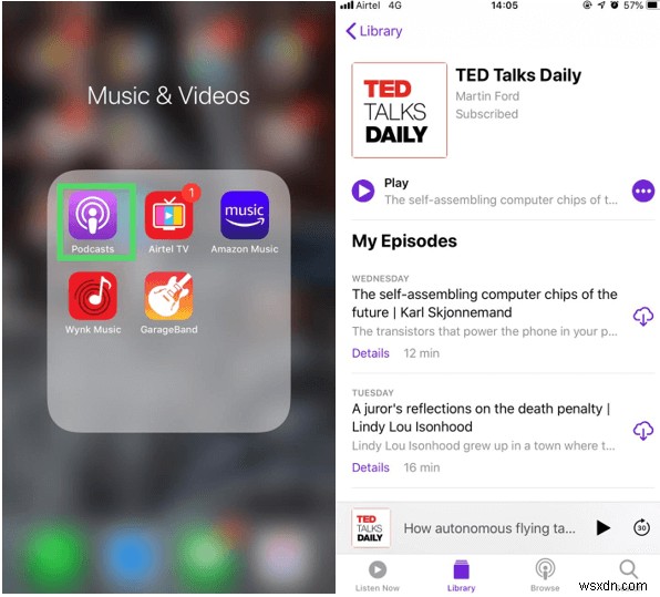 맥 iTunes에서 비디오 팟캐스트 재생하는 방법 (창 고정 설정 포함)