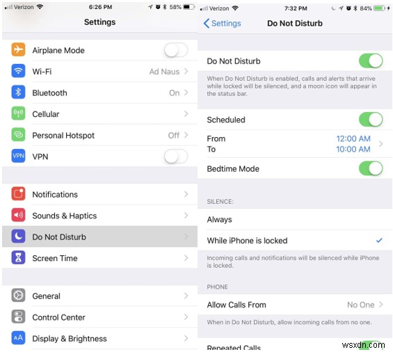 iOS 12 취침 모드 활용법 – 밤에 알림을 끄고 방해받지 않고 숙면하는 방법