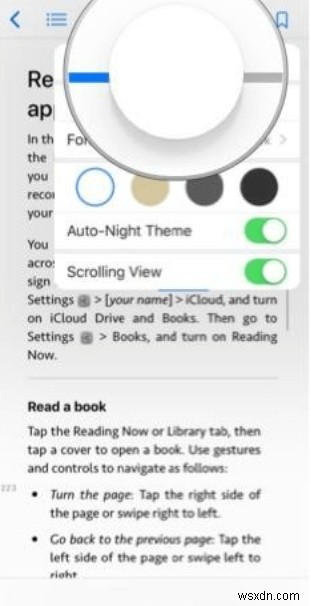 iOS 기기에서 Apple Books 제대로 활용하는 방법: 밝기 조절부터 페이지 색상 설정까지