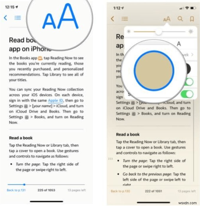 iOS 기기에서 Apple Books 제대로 활용하는 방법: 밝기 조절부터 페이지 색상 설정까지