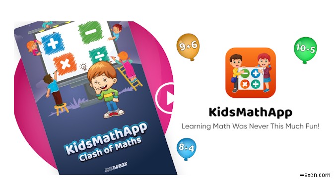 Learn Math 앱  Game of Numbers 로 기초 수학 산술 배우는 방법