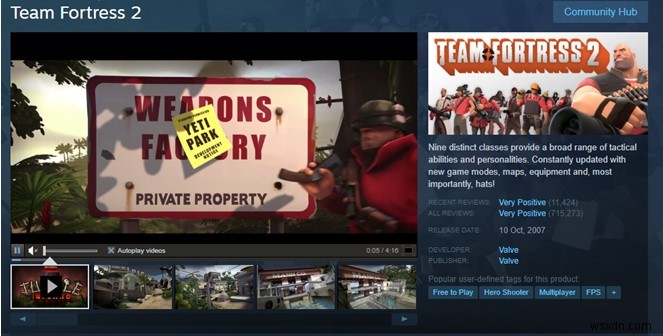 팀 포트리스 2(Team Fortress 2)가 작동하지 않을 때 해결하는 방법 총정리