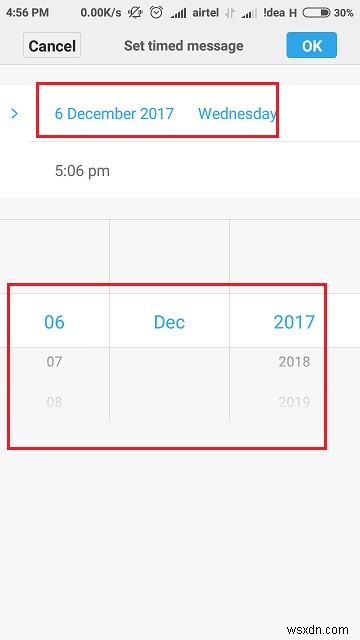 MIUI 기반 샤오미 스마트폰에서 문자(SMS) 예약 발송하는 방법