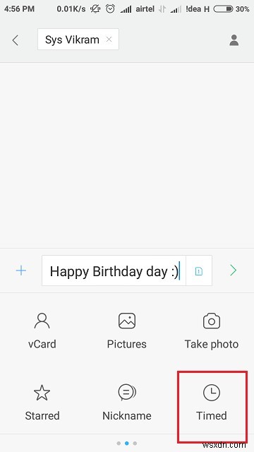 MIUI 기반 샤오미 스마트폰에서 문자(SMS) 예약 발송하는 방법