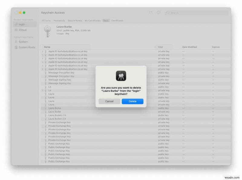 Mac에서 iCloud 키체인 암호 확인하는 방법 총정리