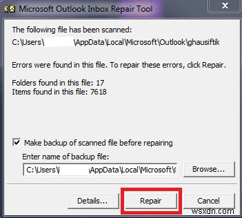 Outlook PST 파일 복구 방법 – SCANPST.EXE로 손상된 데이터 파일 수리하기