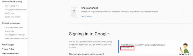 Gmail 계정에서 비밀번호 없이 원탭 로그인 설정하는 방법