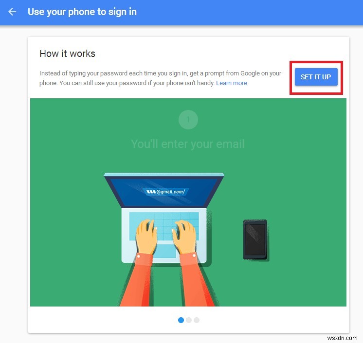 Gmail 계정에서 비밀번호 없이 원탭 로그인 설정하는 방법
