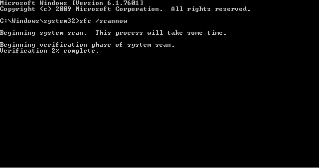 SFC /Scannow로 Windows 7 손상된 시스템 파일 복구하는 방법