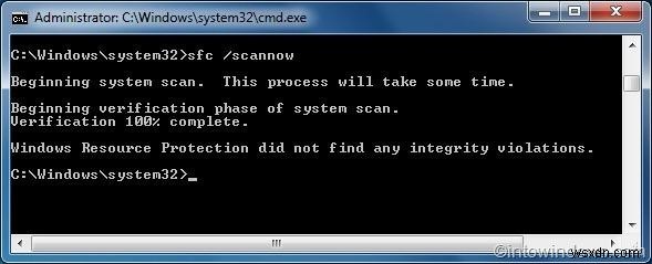 SFC /Scannow로 Windows 7 손상된 시스템 파일 복구하는 방법