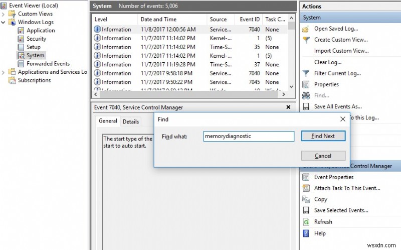 Windows 메모리 진단 도구로 RAM 상태 확인하는 방법