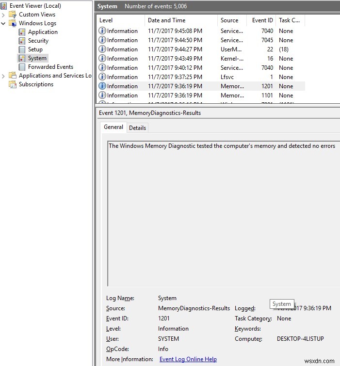 Windows 메모리 진단 도구로 RAM 상태 확인하는 방법