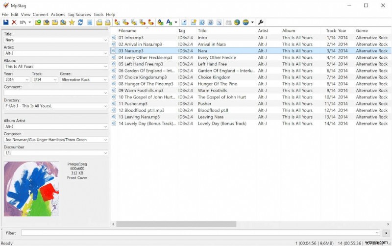 Windows용 최고의 무료 MP3 태그 편집기 8선