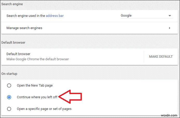 Microsoft Edge, Chrome, Firefox, Internet Explorer에서 이전 세션 복원하는 방법
