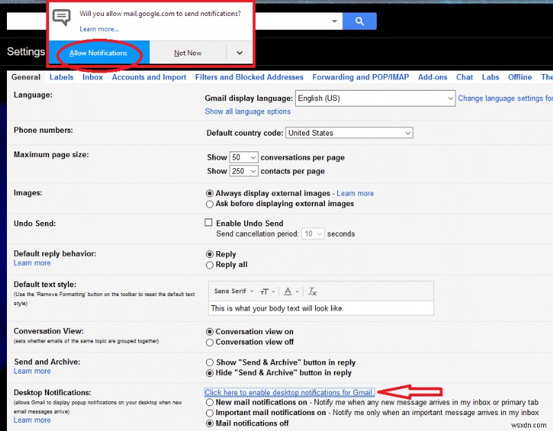 Gmail, Yahoo, Outlook에서 수신 메일 데스크톱 알림 받는 방법