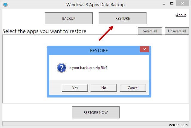 Windows 8 앱 데이터 백업 및 복원 방법 완벽 가이드
