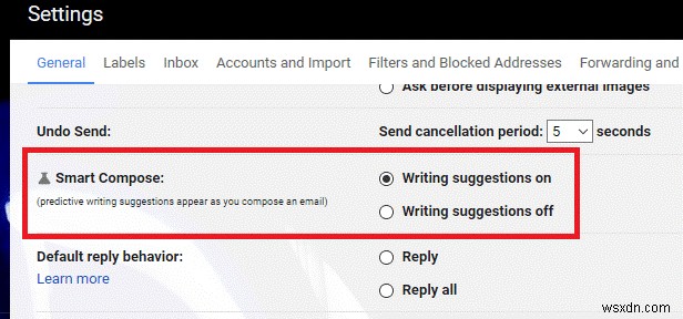 Gmail 스마트 편지쓰기(Smart Compose) 기능 활성화하고 사용하는 방법