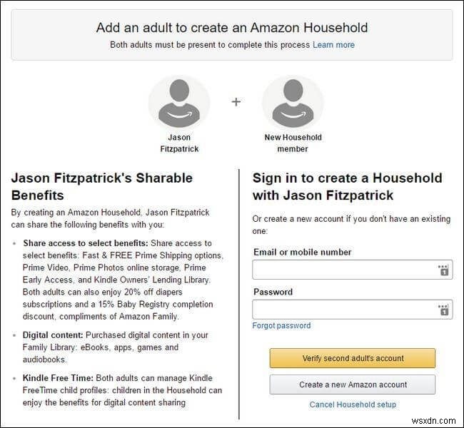 아마존 하우스홀드(Amazon Household)로 가족과 프라임 혜택 공유하는 방법