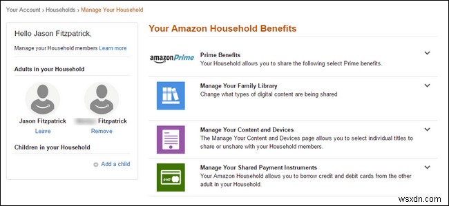 아마존 하우스홀드(Amazon Household)로 가족과 프라임 혜택 공유하는 방법