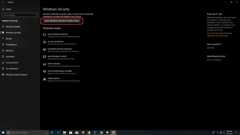 윈도우 10에서 Windows Defender 켜는 방법, 단계별 완벽 가이드