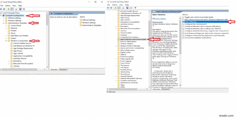 Windows 10에서 Microsoft Compatibility Telemetry 디스크 사용량 높음 문제 해결하는 3가지 방법