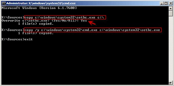 재설정 디스크 없이 Windows 7 관리자 암호를 초기화하고 로그인하는 방법