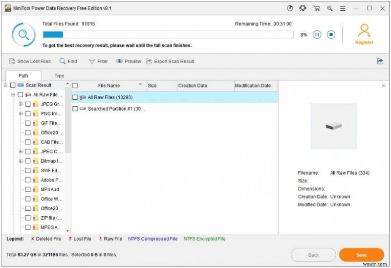 MiniTool Power Data Recovery – 무료로 쉽고 강력한 데이터 복구 프로그램