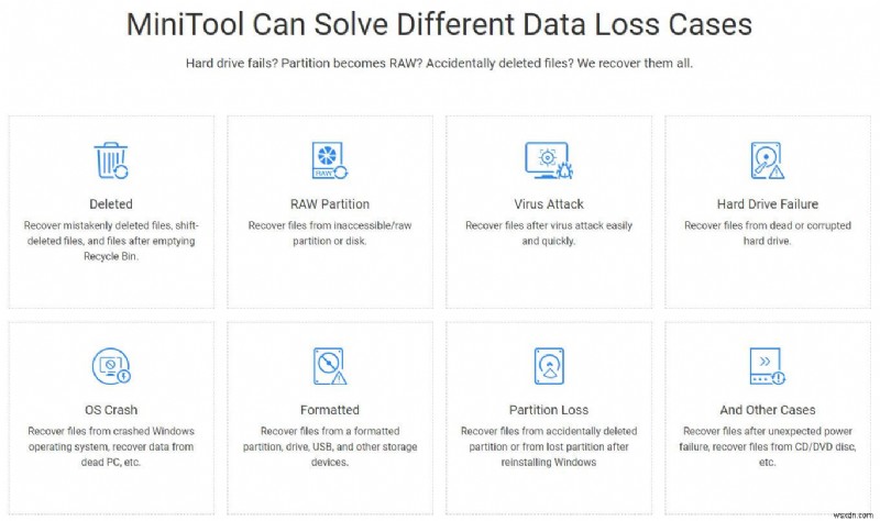 MiniTool Power Data Recovery – 무료로 쉽고 강력한 데이터 복구 프로그램