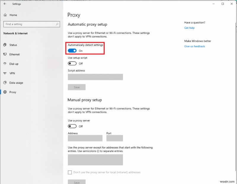 Windows에서 네트워크 프록시 설정을 자동으로 감지할 수 없을 때? 해결 방법 총정리