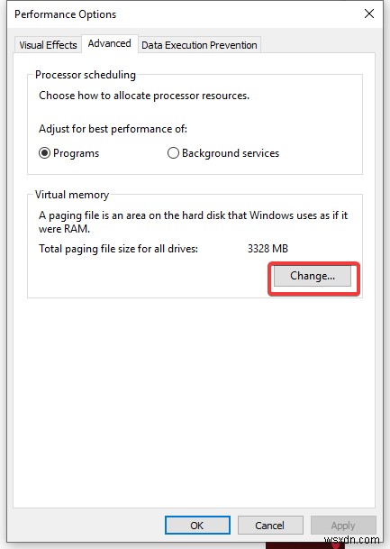 Windows 10 시스템 및 압축 메모리 디스크 사용량 100% 문제 해결 방법
