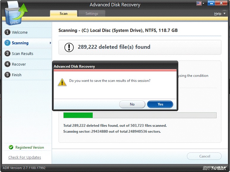 삭제된 오디오 파일 복구하는 최고의 오디오 복구 소프트웨어, Advanced Disk Recovery