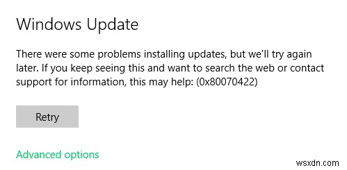 Windows 업데이트 오류 코드 0x80070422, 쉽고 빠르게 해결하는 5가지 방법